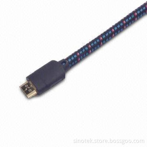 HDMI Cable with Copper Conductor, Supports Up to 1,080p Resolution